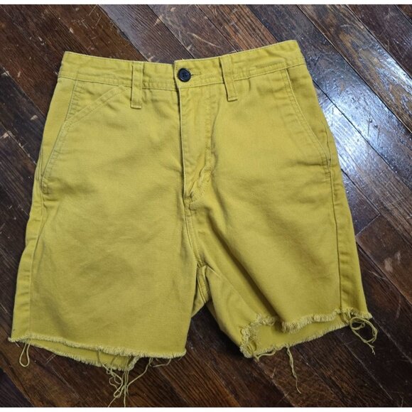 Carhartt Work in Progress Yellow Cut Off Shorts - Picture 15 of 15